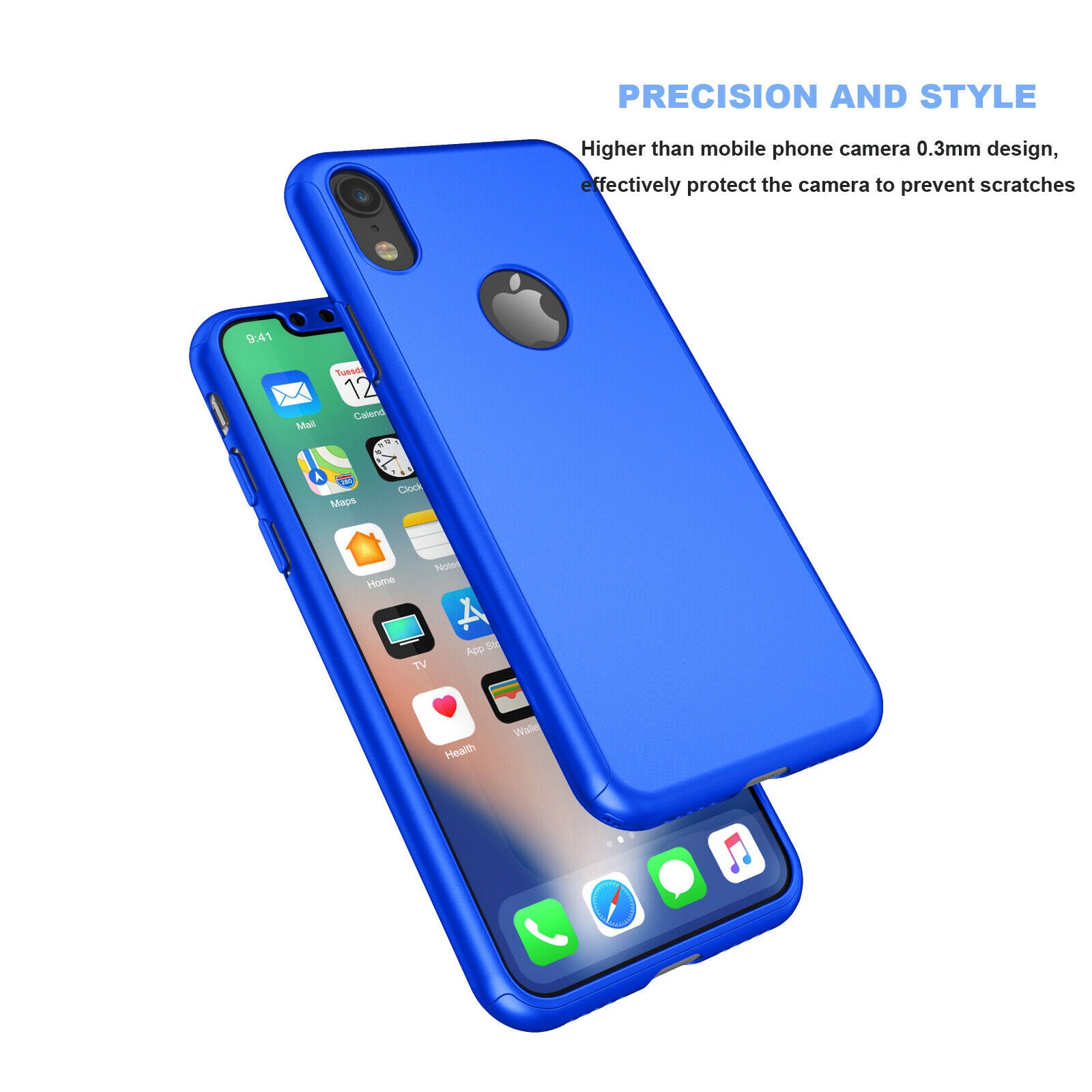 Case Full Body Cover +Tempered Glass For iPhone - carolay.co