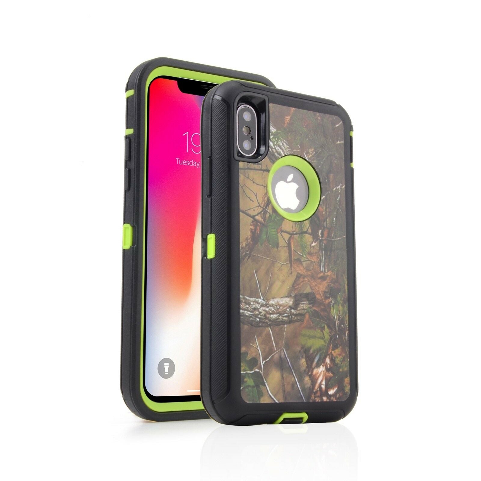 Hybrid Heavy Duty Shockproof Rubber Cover For iPhone XS/Max/XR - carolay.co