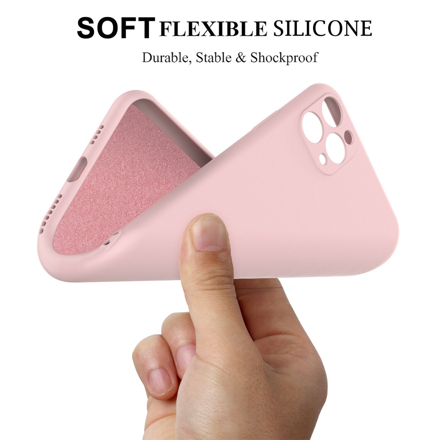 Shockproof Silicone Soft Cover with Screen Protector for iPhone - carolay.co