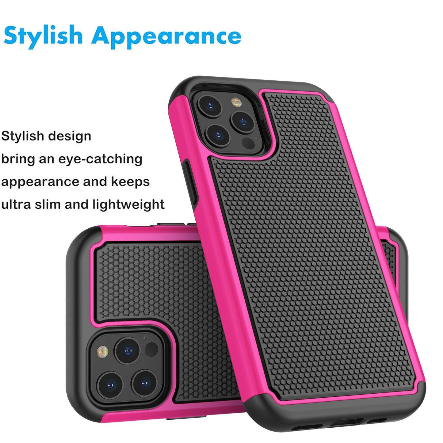 Case Hybrid Hard Cover with Screen Protector For iPhone - carolay.co
