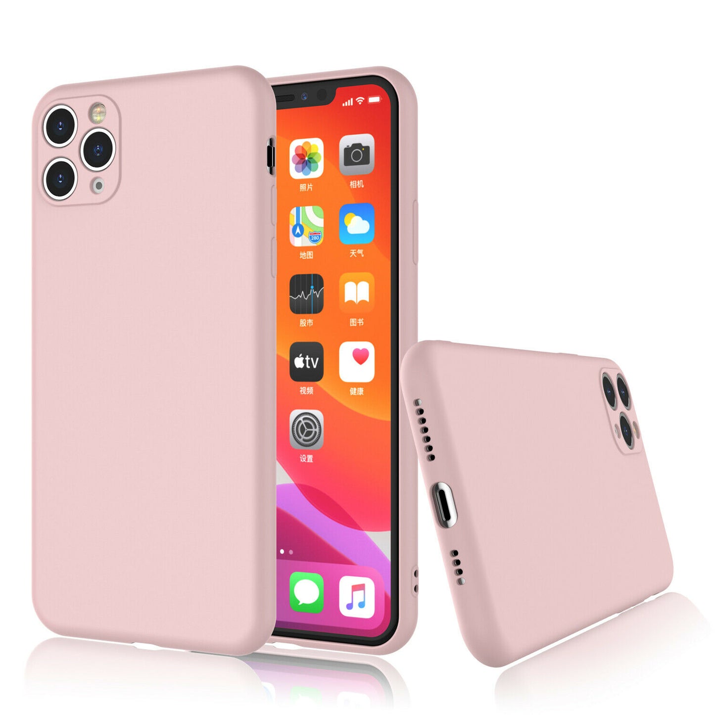 Shockproof Silicone Soft Cover with Screen Protector for iPhone - carolay.co
