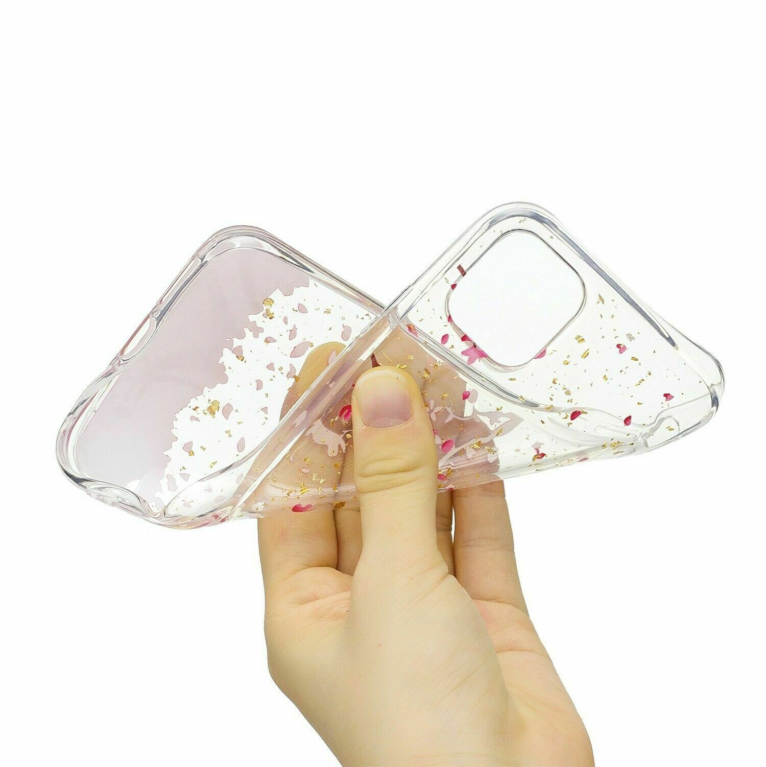 Bling Pattern Glitter Soft Rubber Silicone Back Case For iPhone - carolay.co