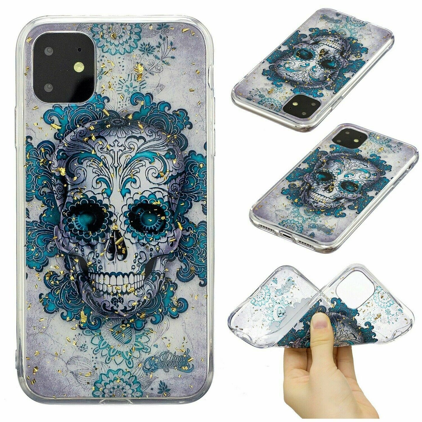 Bling Pattern Glitter Soft Rubber Silicone Back Case For iPhone - carolay.co