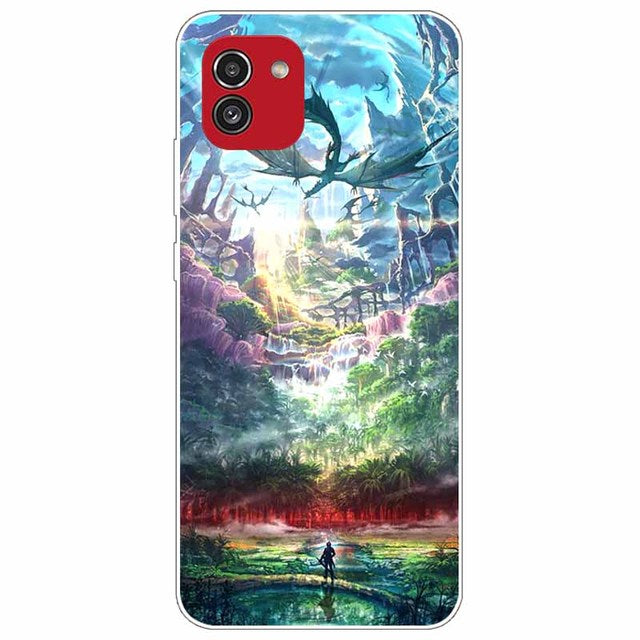 A03 Case Silicone Bumper Slim Samsung