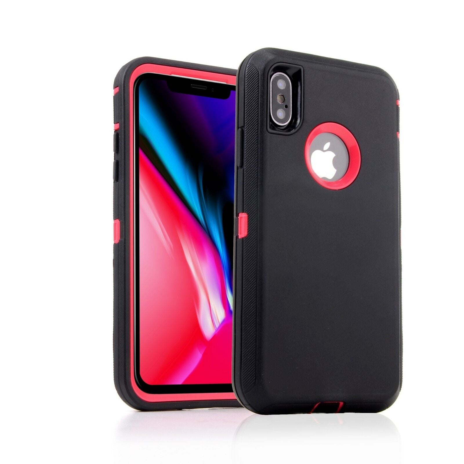 Case Hybrid Heavy Duty Shockproof Rubber For iPhone 7/8/Plus - carolay.co
