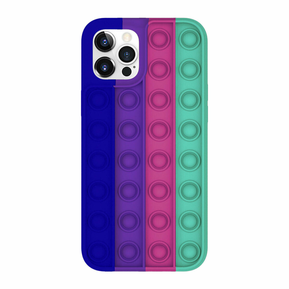 Push Pop It Slim Silicone Shockproof Case for iPhone