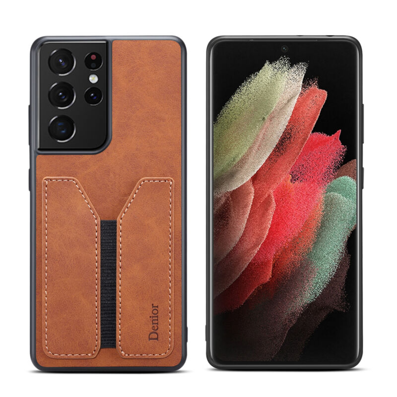 Shockproof Leather Card Holder Case Samsung S23