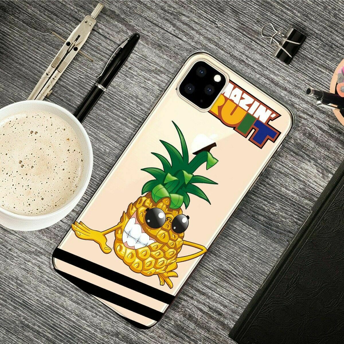 Slim Pattern Soft Rubber Silicone Clear Back Case For iPhone - carolay.co