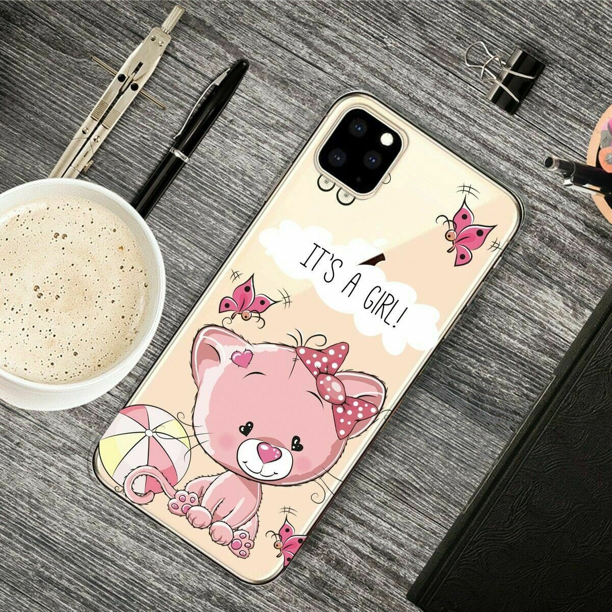 Slim Pattern Soft Rubber Silicone Clear Back Case For iPhone - carolay.co