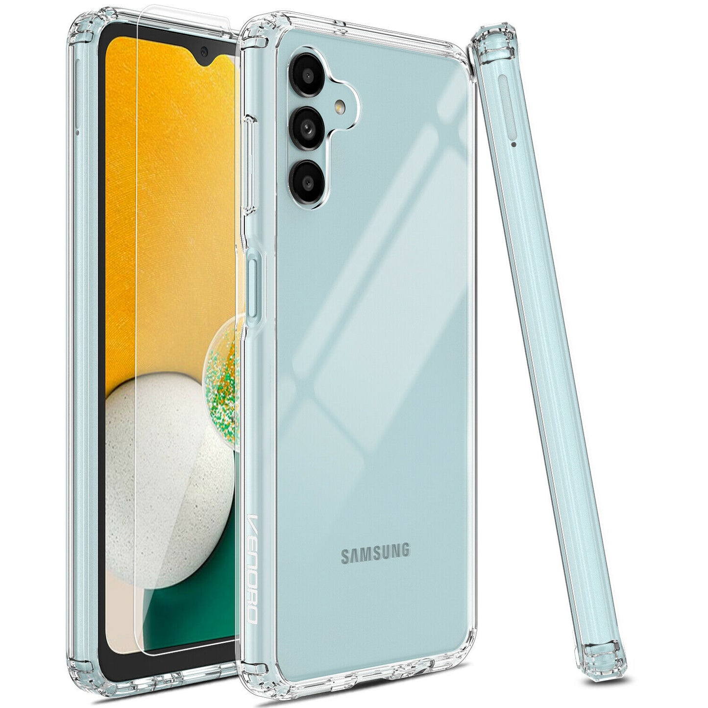 Screen Protector Clear Case For Samsung Galaxy A03S