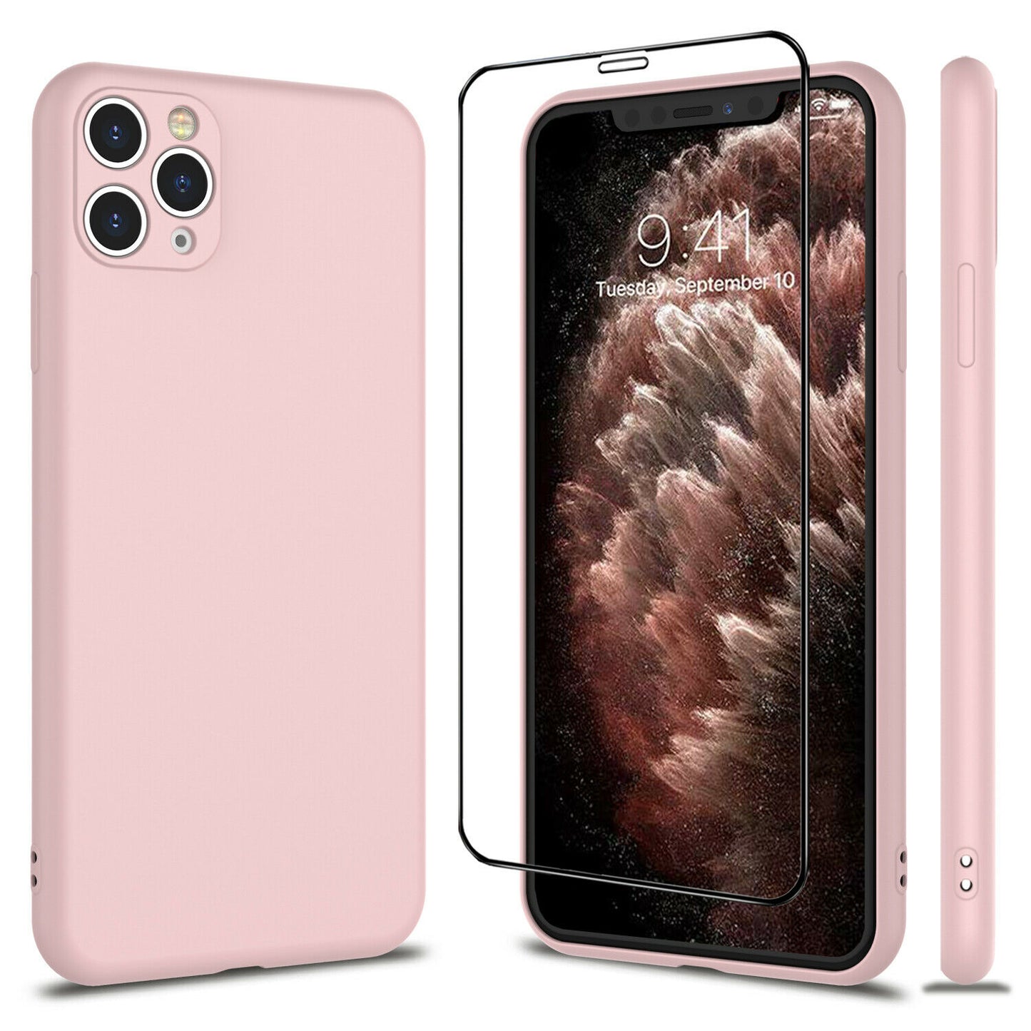 Shockproof Silicone Soft Cover with Screen Protector for iPhone - carolay.co