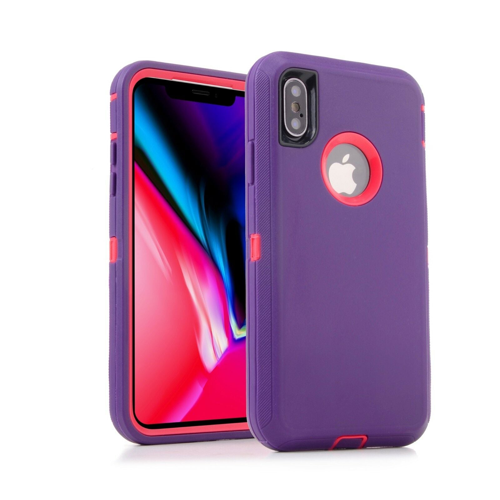 Case Hybrid Heavy Duty Shockproof Rubber For iPhone 7/8/Plus - carolay.co