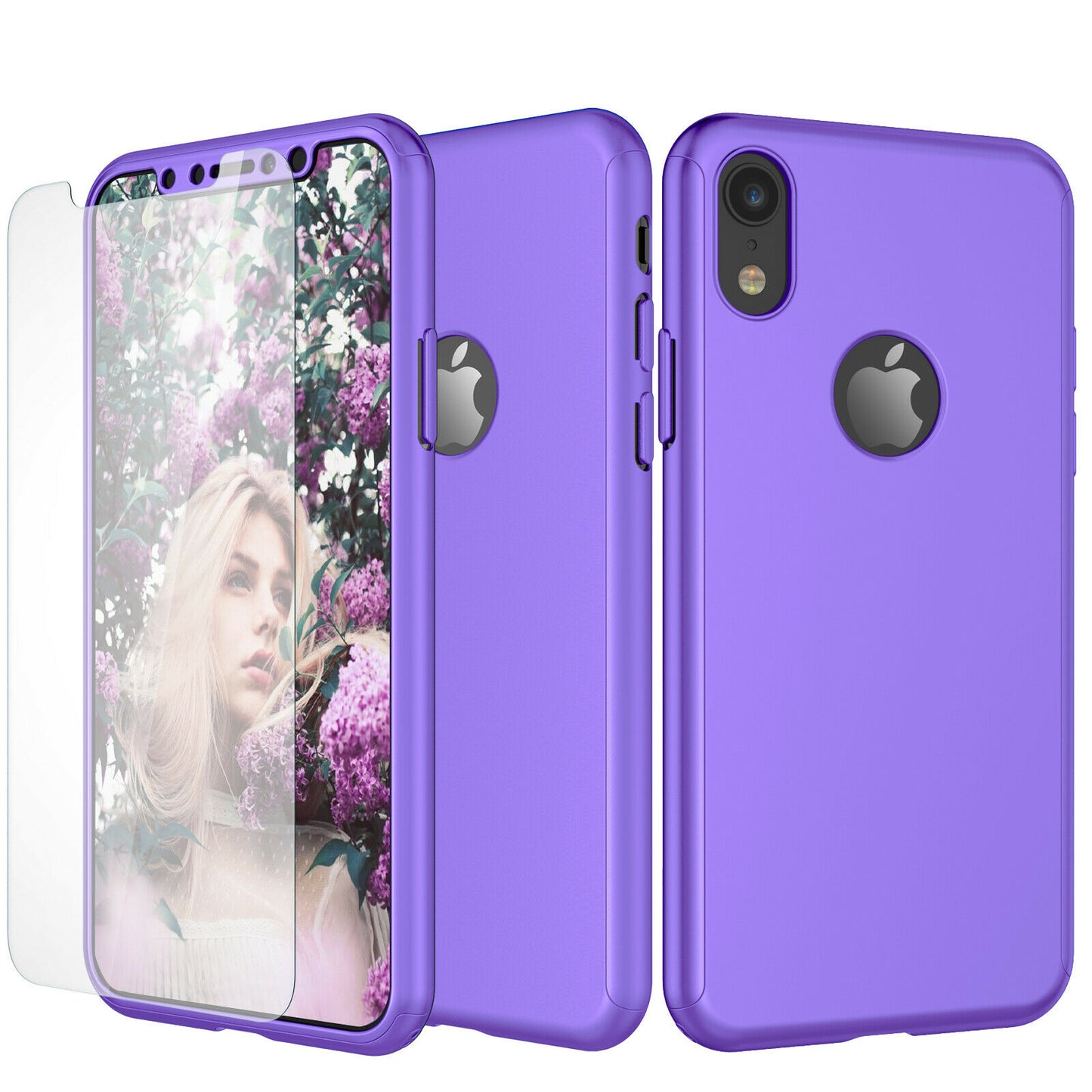 Case Full Body Cover +Tempered Glass For iPhone - carolay.co