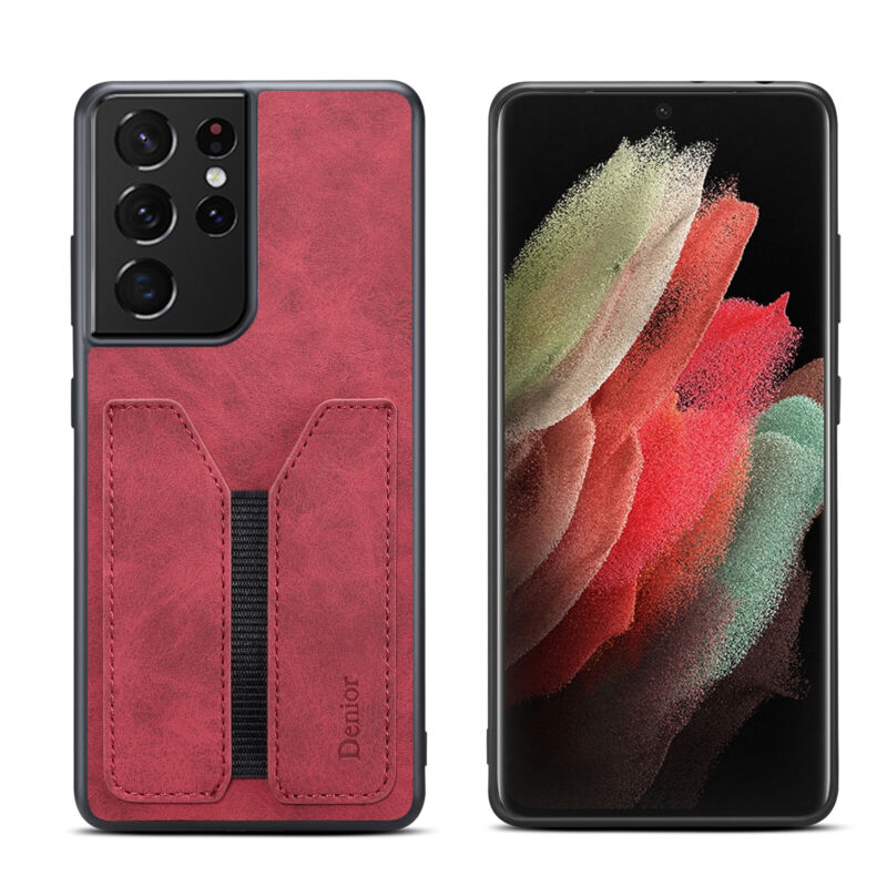 Shockproof Leather Card Holder Case Samsung S23