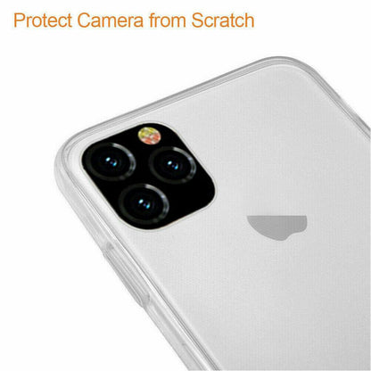 360° Full Rubber Protective Clear Soft Silicone Case For iPhone - carolay.co