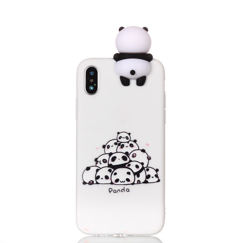 3D Cartoon Doll Soft Rubber Silicone cover for iPhone - carolay.co