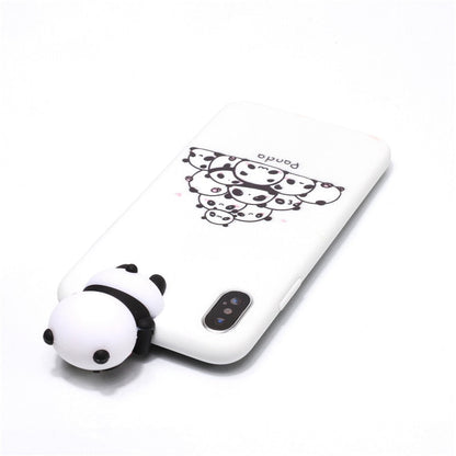 3D Cartoon Doll Soft Rubber Silicone cover for iPhone - carolay.co