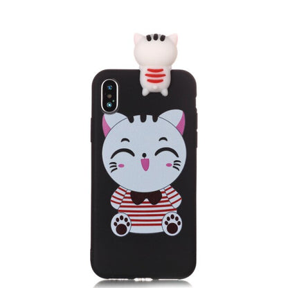 3D Cartoon Doll Soft Rubber Silicone cover for iPhone - carolay.co