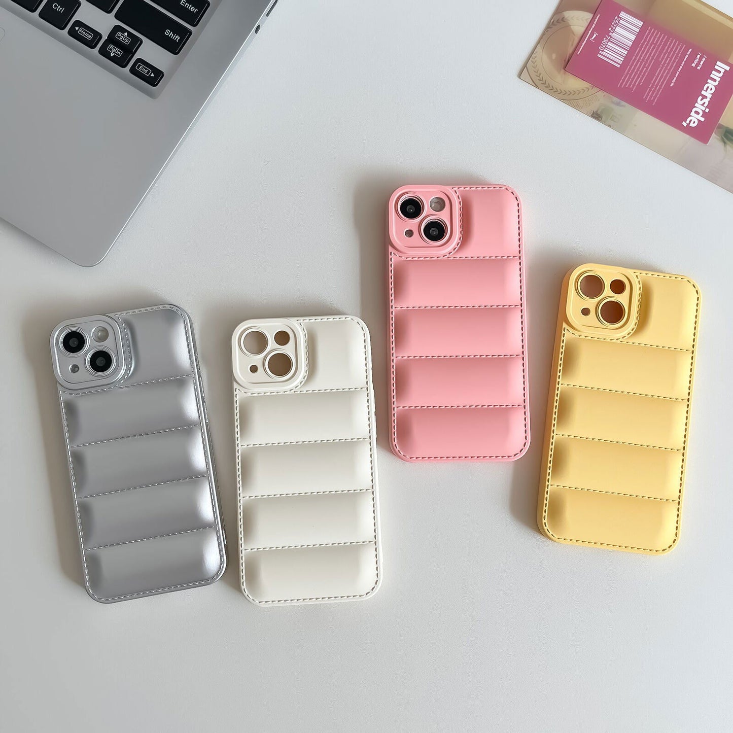 Padded Leather iPhone 16 Case