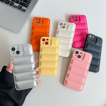 Padded Leather iPhone 16 Case