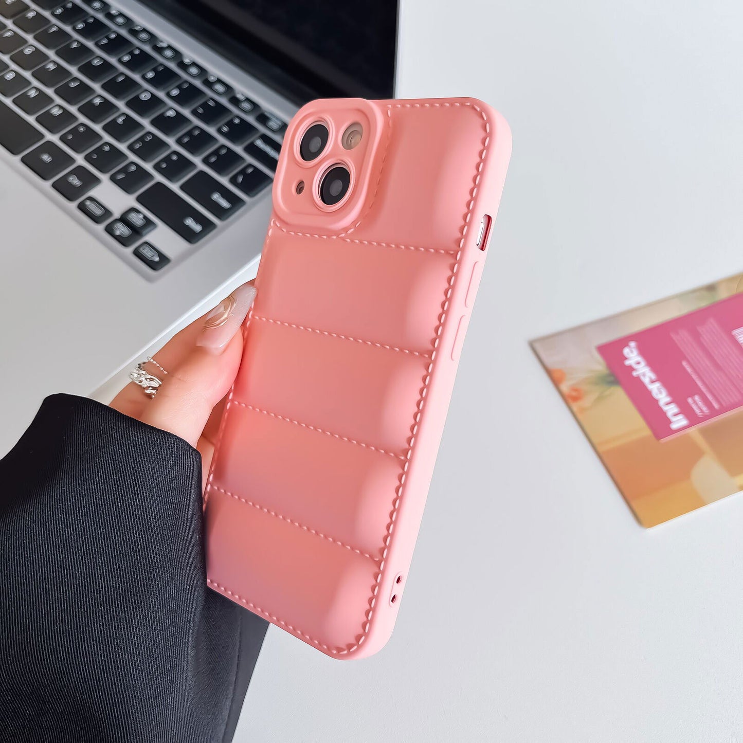 Padded Leather iPhone 16 Case