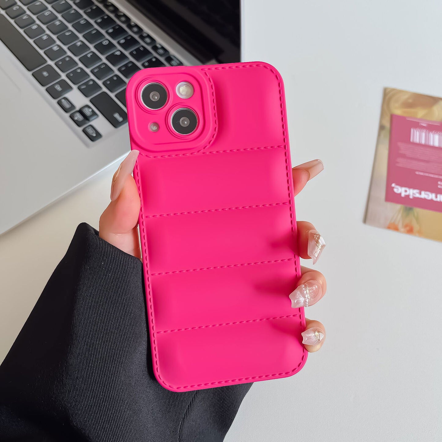 Padded Leather iPhone 16 Case