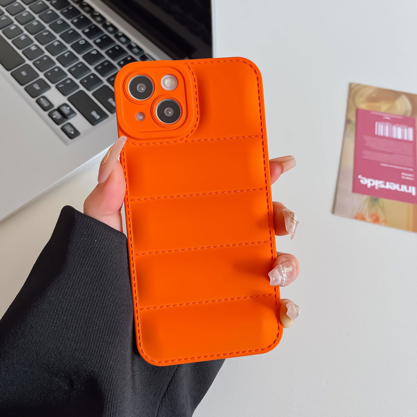 Padded Leather iPhone 16 Case