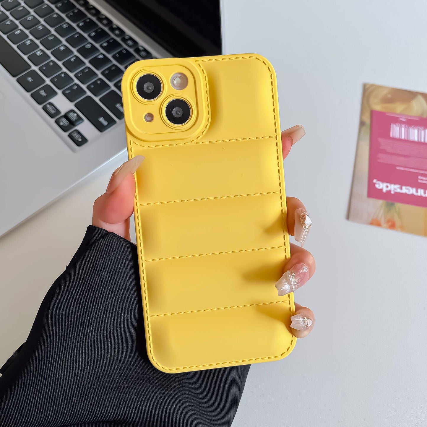 Padded Leather iPhone 16 Case