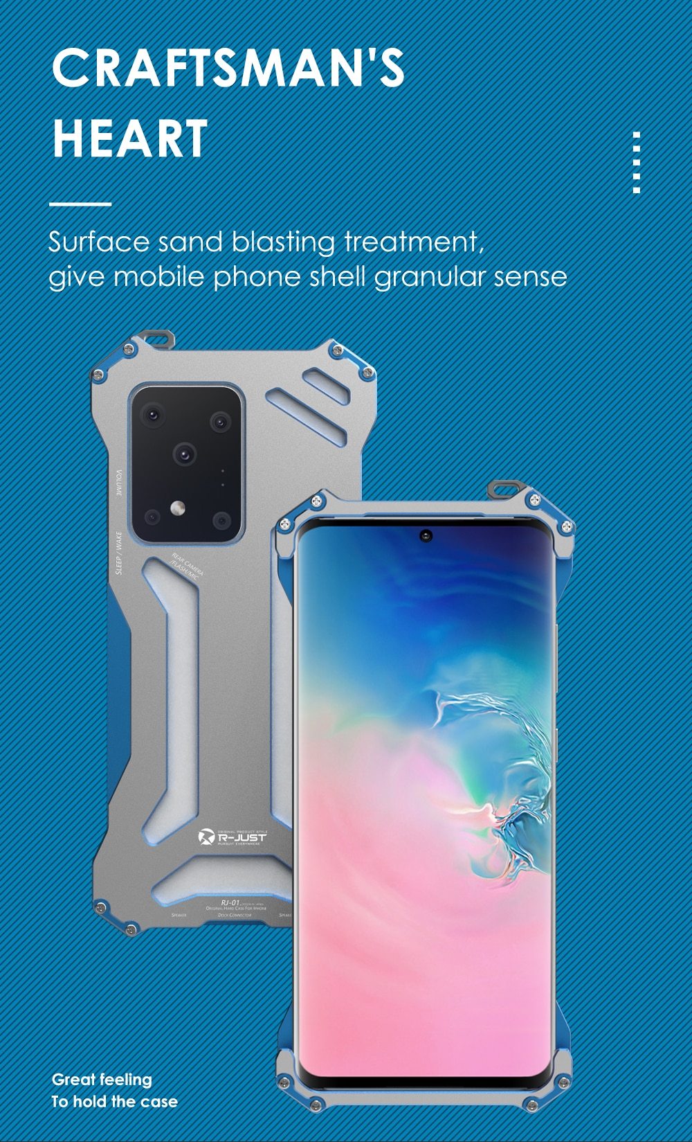 Armor Aluminum Metal Case Protective Outdoor Cover for Samsung S20 - carolay.co