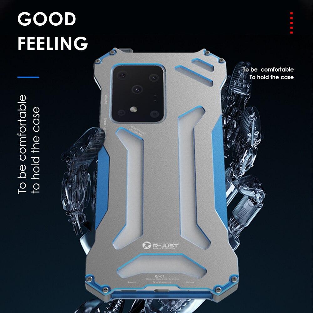 Armor Aluminum Metal Case Protective Outdoor Cover for Samsung S20 - carolay.co