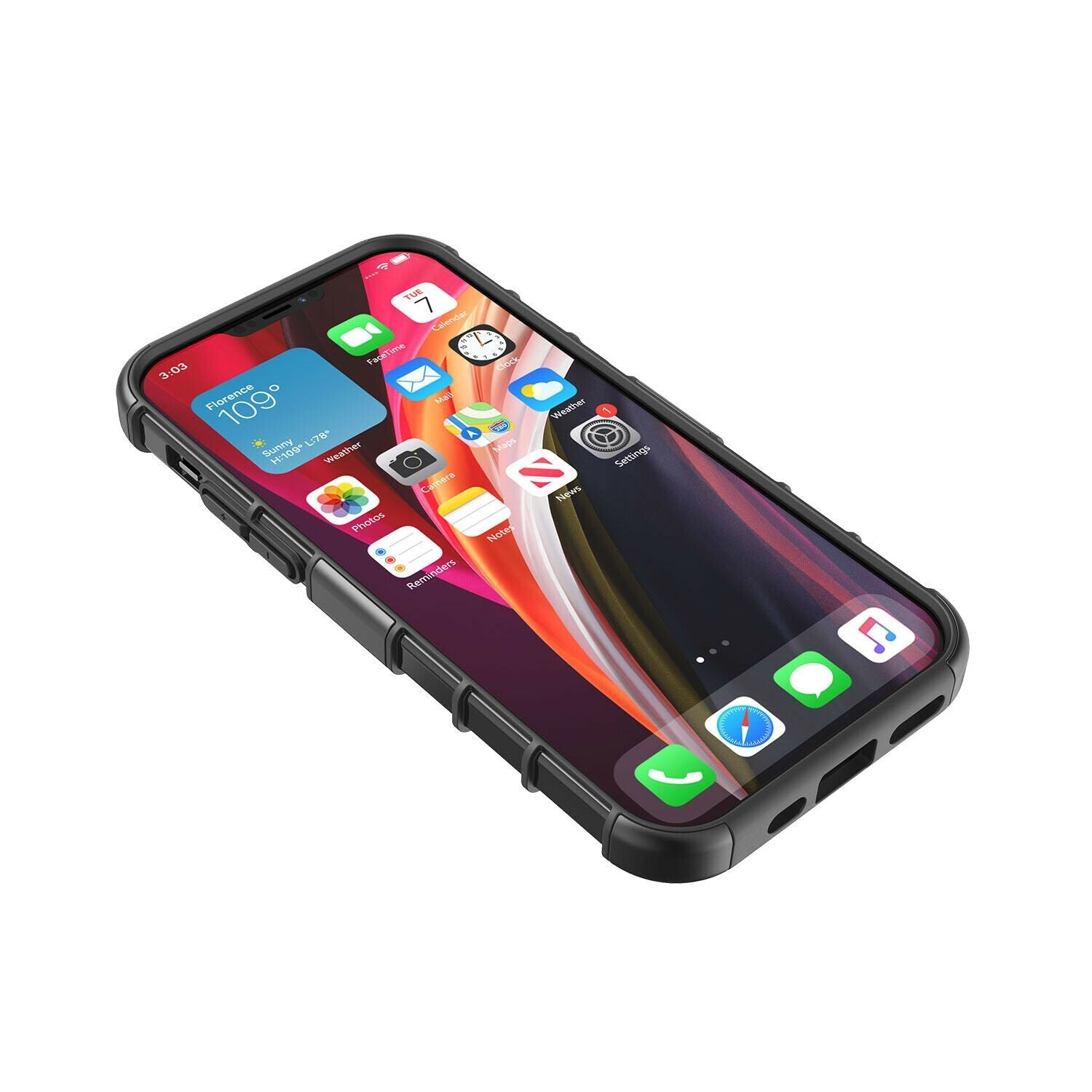 Armor Case with Kickstand Belt Clip Cover for iPhone 12 - carolay.co