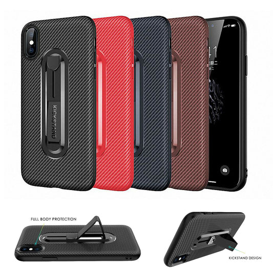 Armor Rugged Holder Stand Shockproof Back Case For iPhone - carolay.co