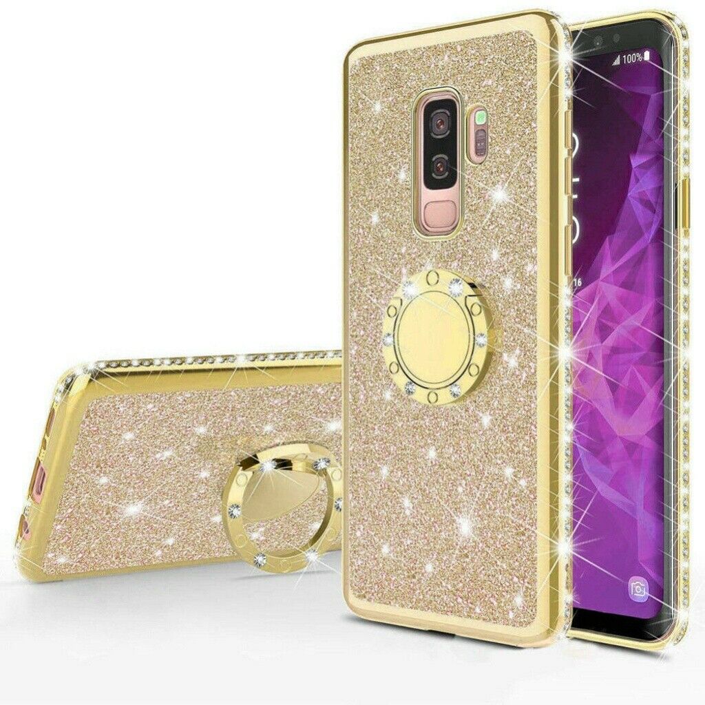 Bling Glitter Ring Stand Back Case for Samsung Galaxy S20 Plus Ultra - carolay.co