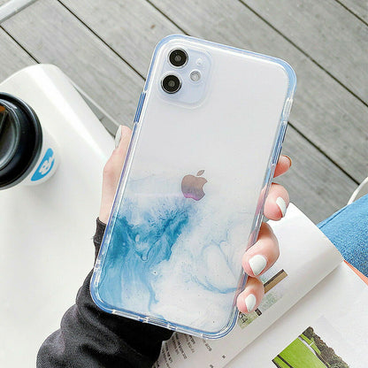 Bling Marble Clear Shockproof Cover for iPhone - carolay.co