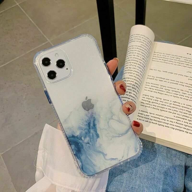 Bling Marble Clear Shockproof Cover for iPhone - carolay.co