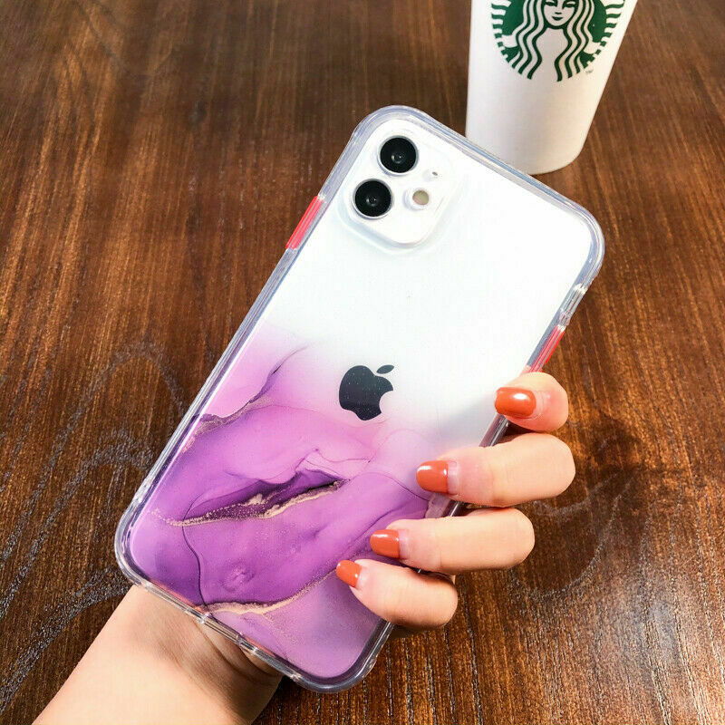 Bling Marble Clear Shockproof Cover for iPhone - carolay.co