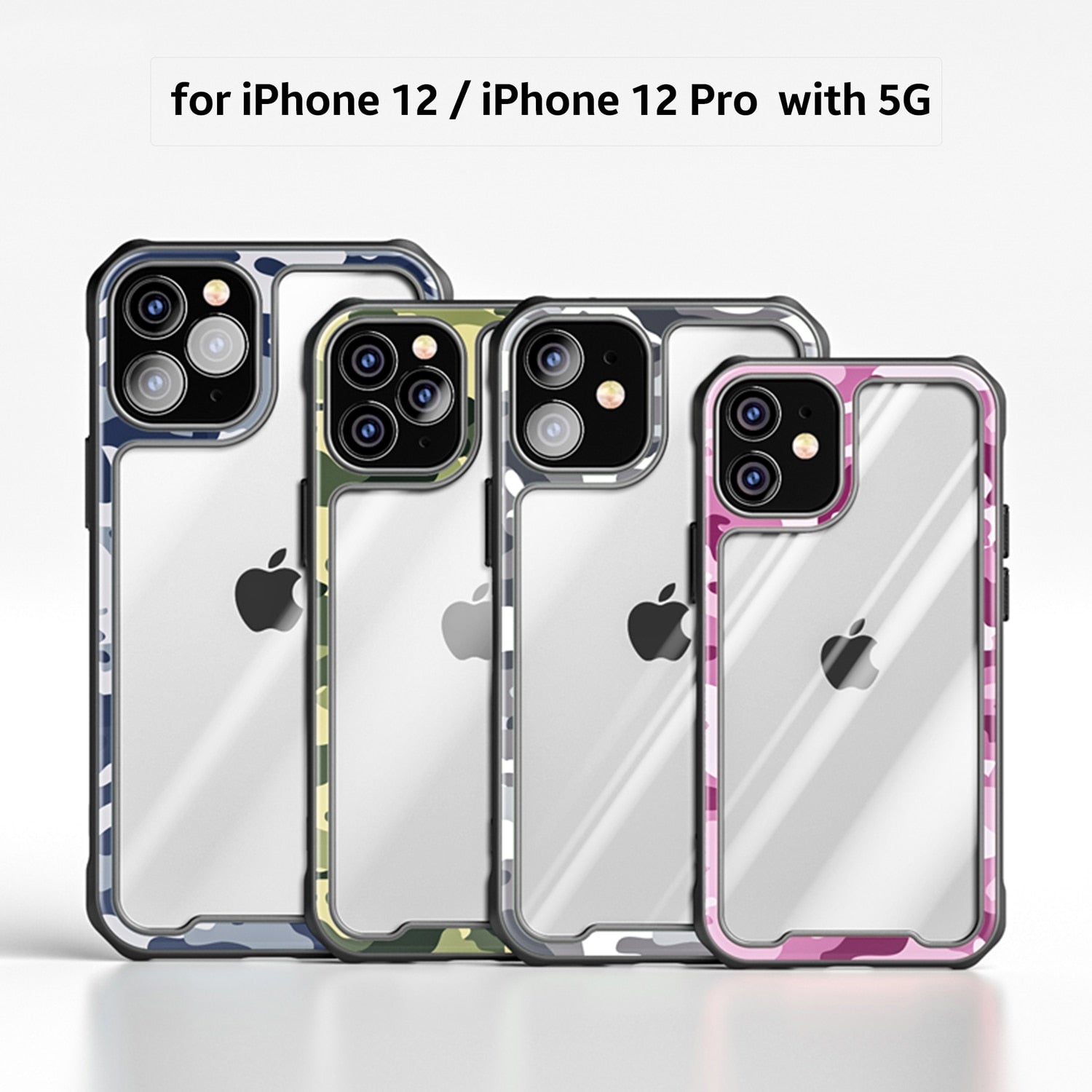 Camouflage Case Support Wireless Charging for iPhone 12 - carolay.co
