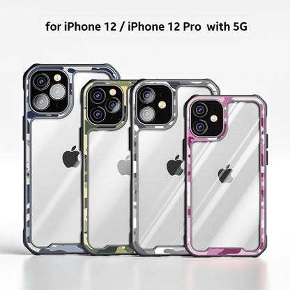 Camouflage Case Support Wireless Charging for iPhone 12 - carolay.co