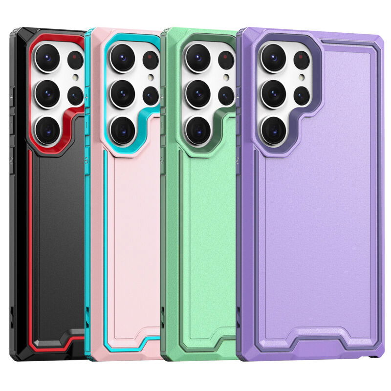 Carbon Fiber Dual-Layer Shockproof Case for Samsung Galaxy S23 Series - carolay.co