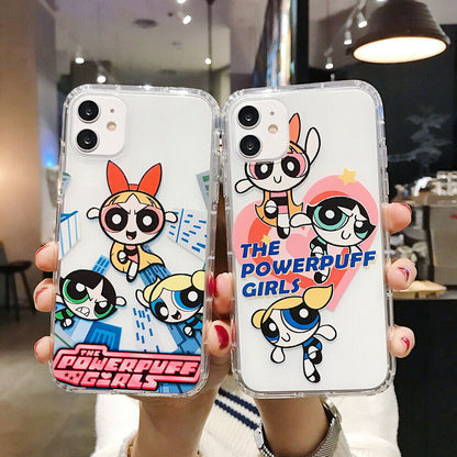 Cartoon Powerpuff Girls Soft Case For iPhone - carolay.co