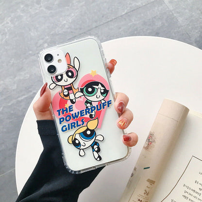 Cartoon Powerpuff Girls Soft Case For iPhone - carolay.co
