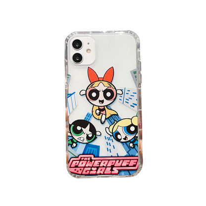 Cartoon Powerpuff Girls Soft Case For iPhone - carolay.co