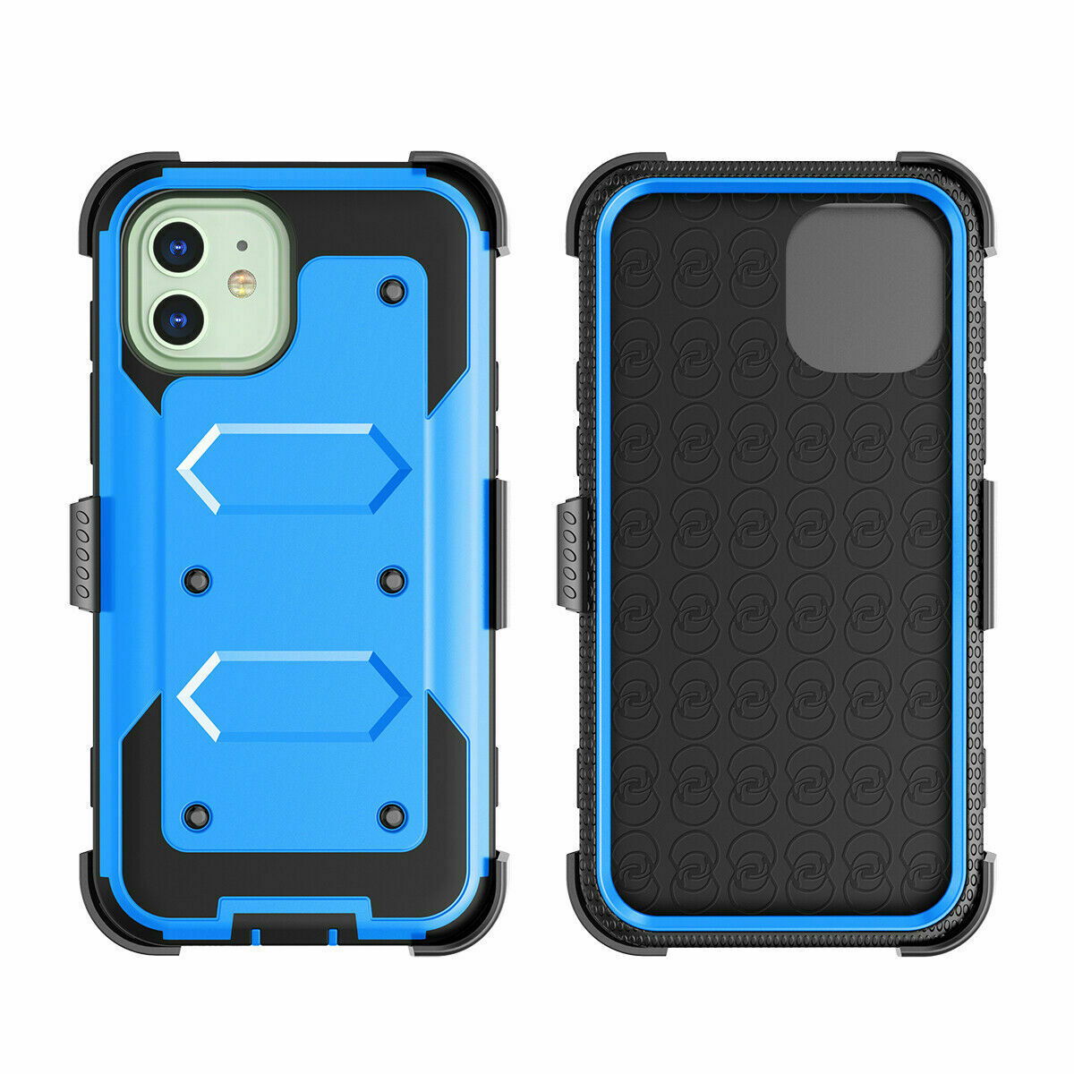 Case Belt Clip Stand + 2 Pack Screen Protector for iPhone 12 - carolay.co