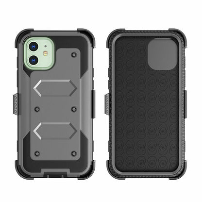 Case Belt Clip Stand + 2 Pack Screen Protector for iPhone 12 - carolay.co