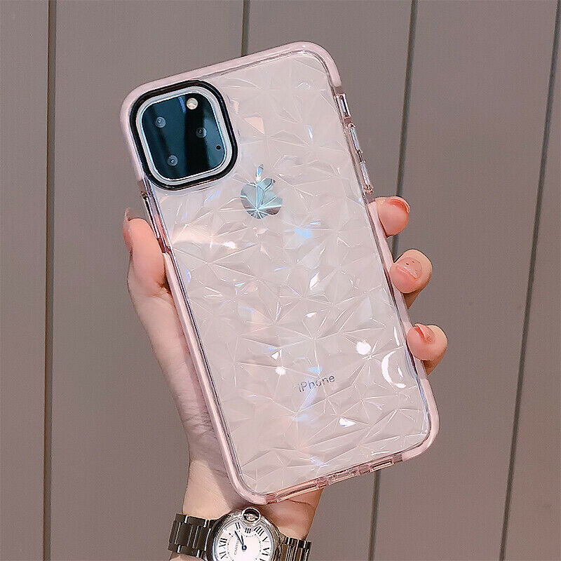 Case Clear Diamond Cute Shockproof for iPhone 11 12 - carolay.co