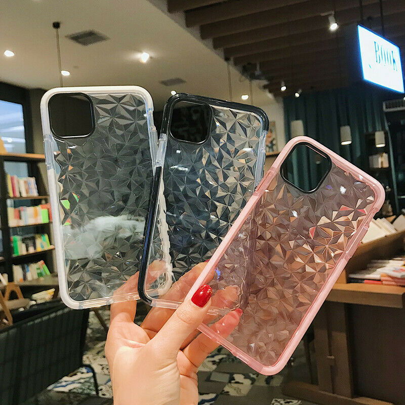 Case Clear Diamond Cute Shockproof for iPhone 11 12 - carolay.co