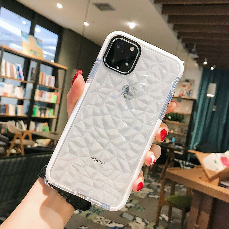 Case Clear Diamond Cute Shockproof for iPhone 11 12 - carolay.co