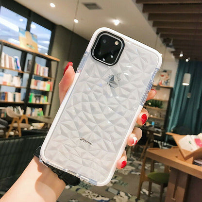 Case Clear Diamond Cute Shockproof for iPhone 11 12 - carolay.co