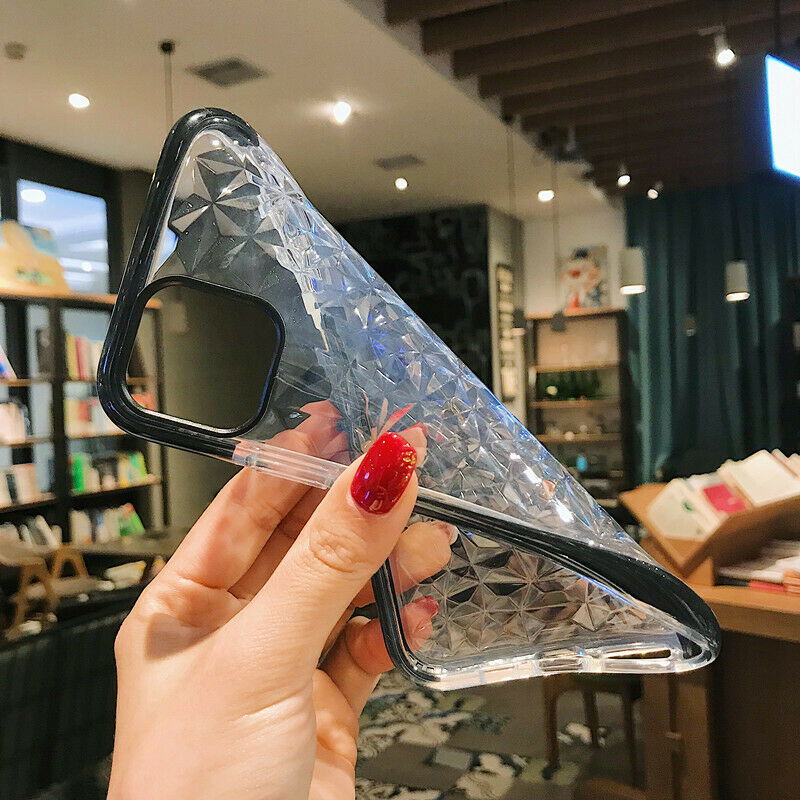 Case Clear Diamond Cute Shockproof for iPhone 11 12 - carolay.co