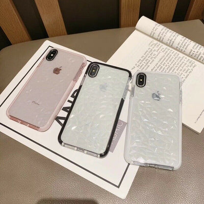 Case Clear Diamond Cute Shockproof for iPhone 11 12 - carolay.co